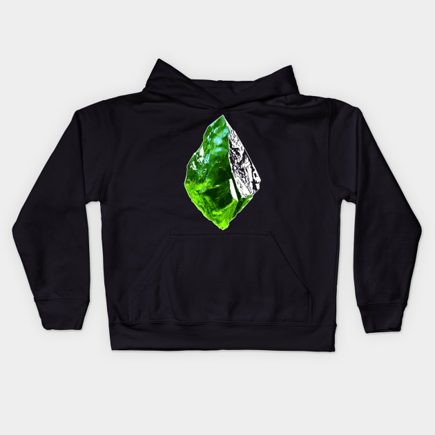 Peridot Kids Hoodie by eranfowler